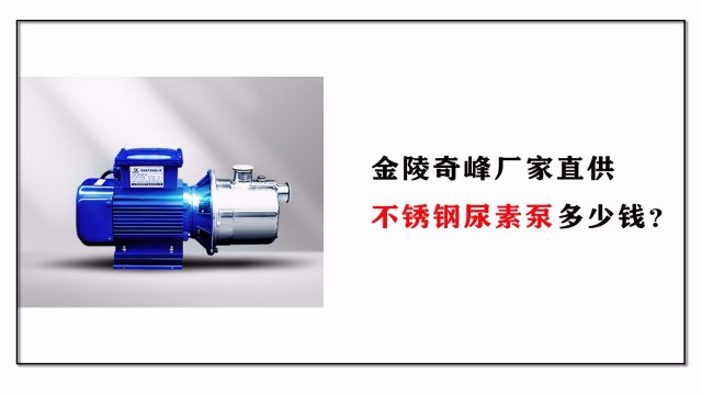 不銹鋼<i style='color:red'>尿素泵</i>多少錢？金陵奇峰廠家直供