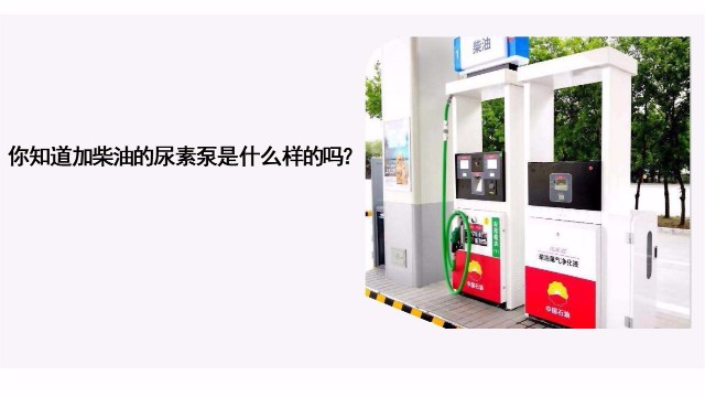 你知道加柴油的尿素泵是什么樣的嗎？